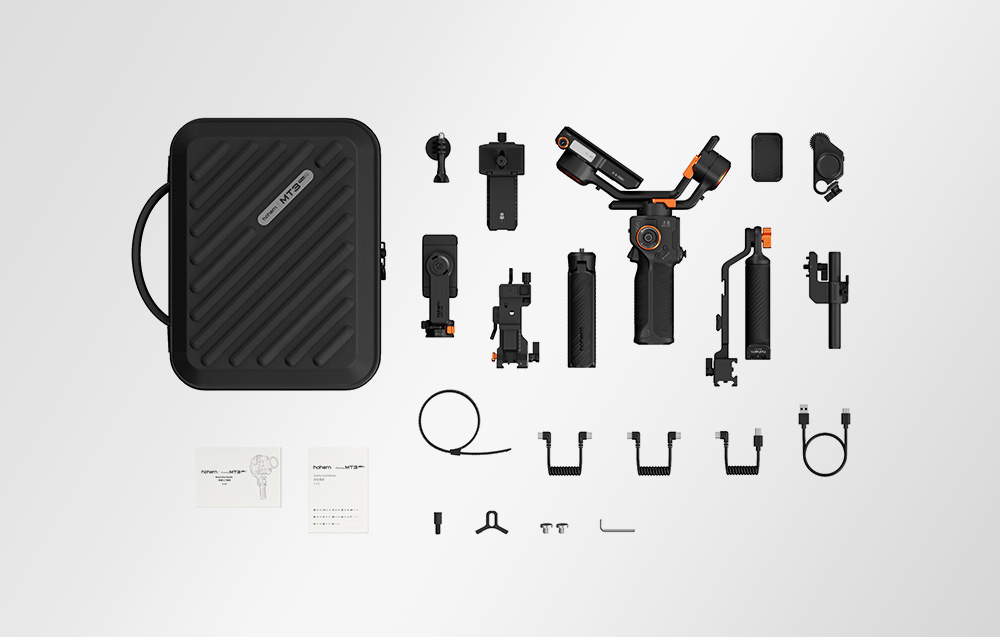 Gimbal accessory kit on a white background